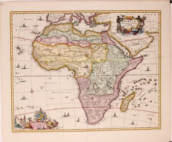 Africa  by Nicolaes Visscher