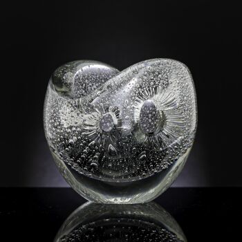 A glass-object “Hiiden Helmi” (Giant’s Pearl) – Iittala, Finland 1955 by Timo Sarpaneva