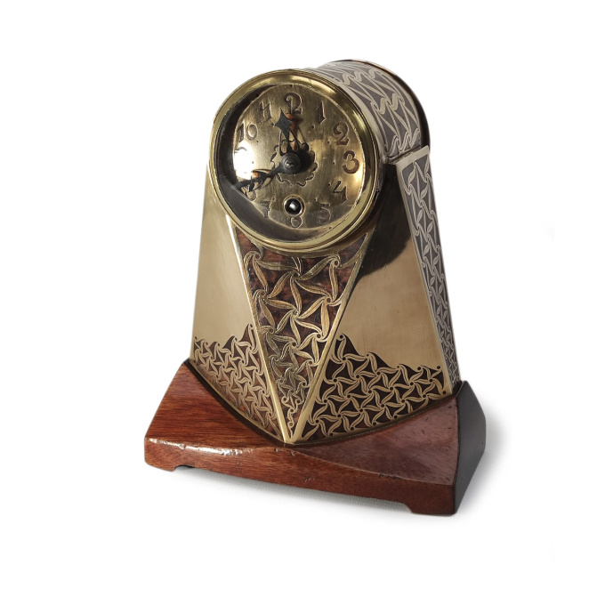 Czech cubist clock by Artêl