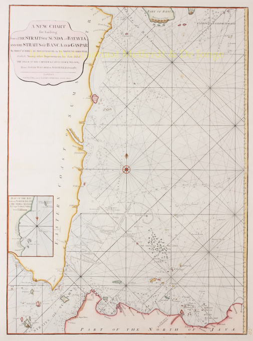 Indonesia, Strait of Sunda or Batavia by Laurie and Whittle