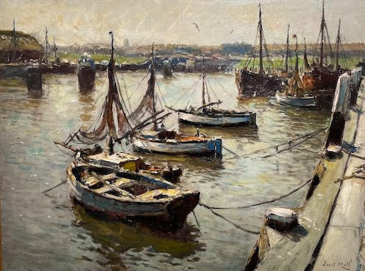 Binnenhaven te Scheveningen by Evert Moll