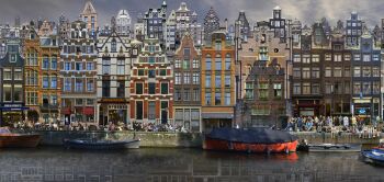 Balade D'Amsterdam 1 - Limited edition of 2 by Jean-François Rauzier