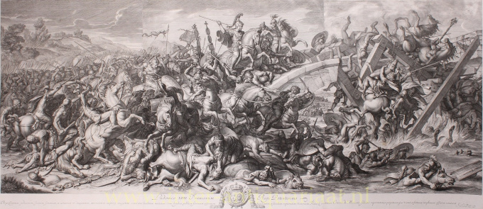 Battle of the Mivian Bridge by Charles Le Brun