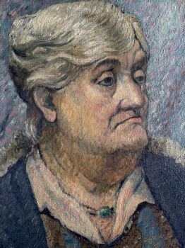 Portret oudere dame/ Portrait old woman by Artista Desconhecido