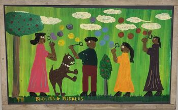 Blowing Bubbles by Tim Brown