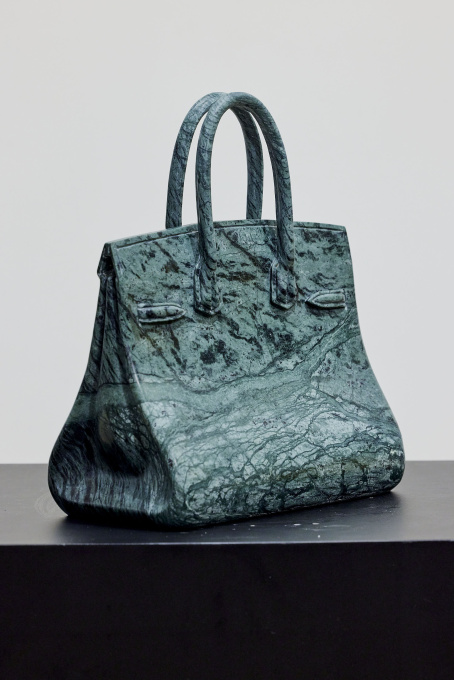 Green Marble Bag II by Phantom Art
