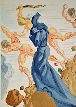 Divina commedia inferno 15 by Salvador Dali