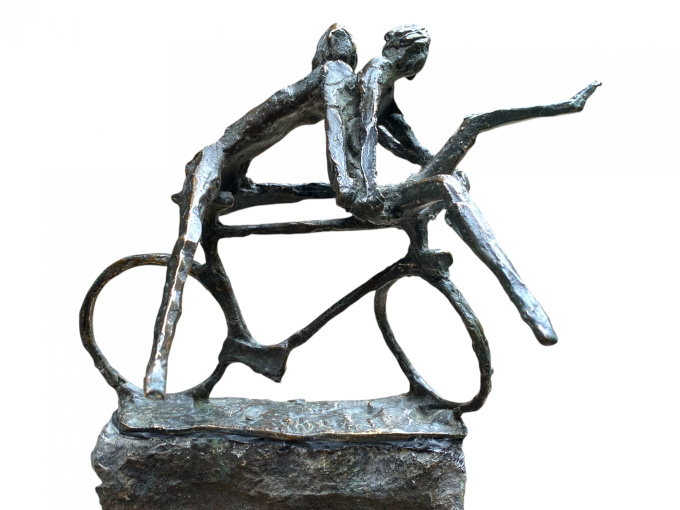 Fietsspel by Jits Bakker