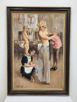 Transvestites in the Dressing Room by L. van Craenenbroeck
