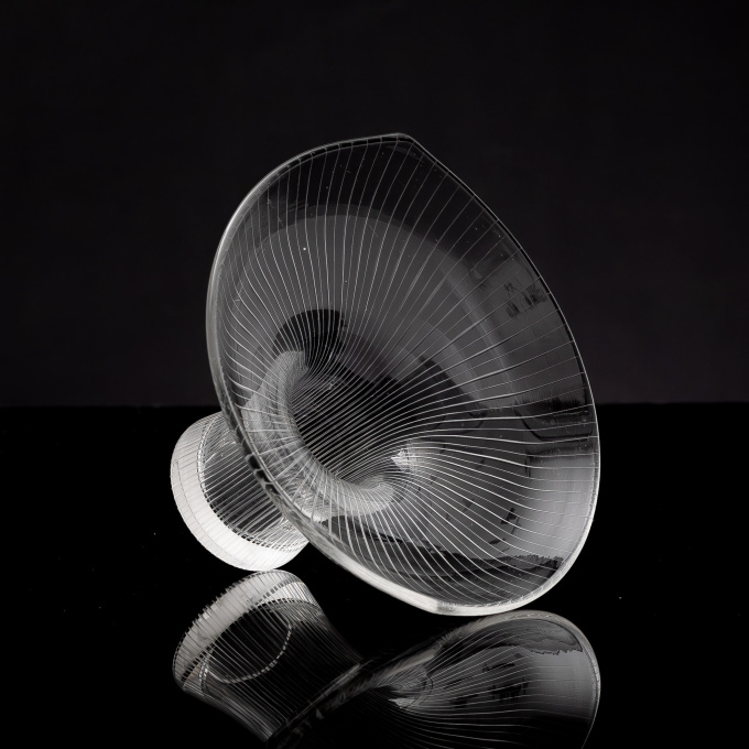 A complete set of crystal Art-object, model 3523 – Iittala Finland by Tapio Wirkkala