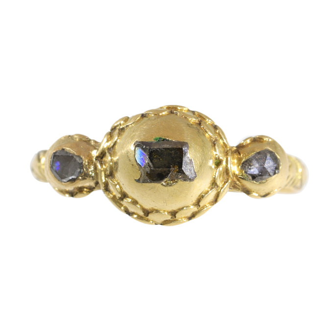 Exclusive Renaissance Elegance: A 500-Year-Old Diamond Ring by Artista Desconhecido