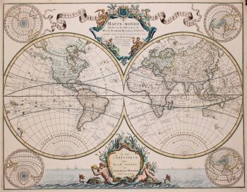 World - Covens & Mortier after Guillaume De L'Isle, 1745 by Unbekannter Künstler