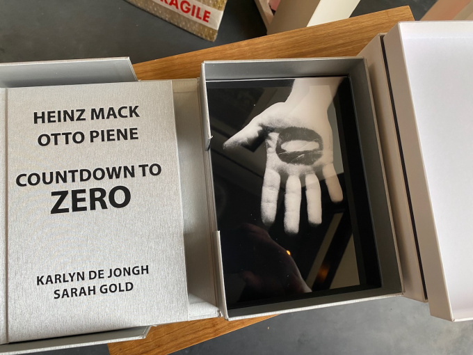 SPECIAL EDITION BOOK, DVD PLUS SMALL ARTWORK BY OTTO PIENE & HEINZ MACK: "FROM ZERO TO ZERO" by Otto Piene
