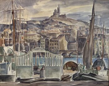 Vieux-Port Marseille by Gerrit Willem van Yperen