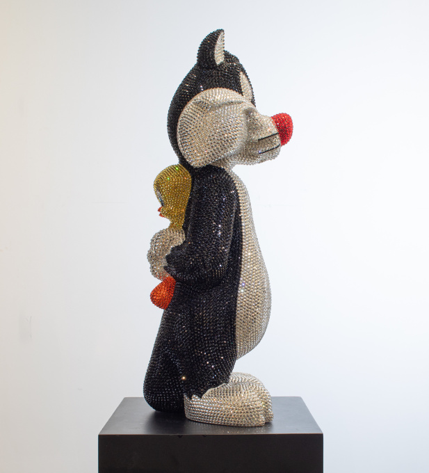 Sylvester and Tweety II by Angela Gomes