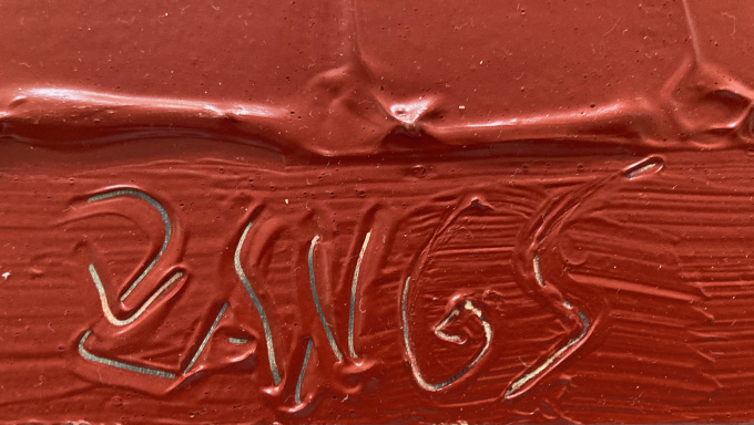 Rotes Gratbild by Herbert Zangs