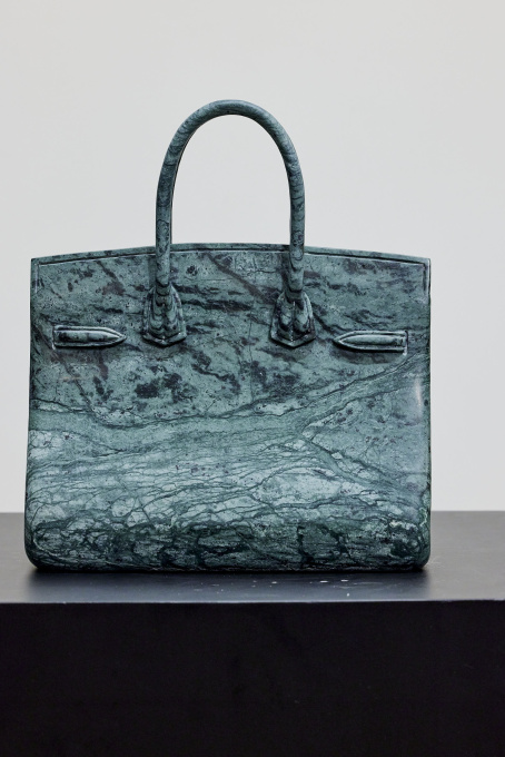 Green Marble Bag II by Phantom Art