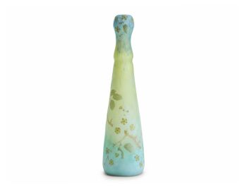 François-Théodore Legras – Tall “Fleurs de Pommier” apple blossoms vase by Unbekannter Künstler