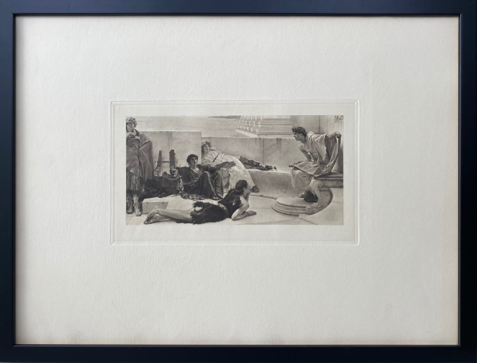 A READING FROM HOMER by Lawrence Alma-Tadema