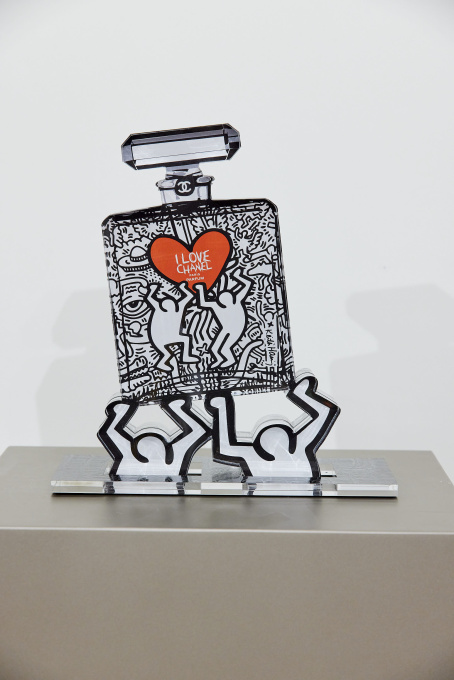 Keith Harring Bottle by Fred Meurice