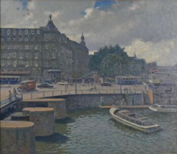 Victoria Hotel Amsterdam by Anthonie Pieter Schotel
