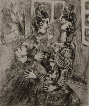Les Femmes et le Secret by Marc Chagall