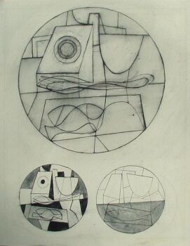 Drie studies voor een stilleven by Perdok Henk Schellevis