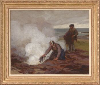 Zeewier verbranden by Edgar Farasyn