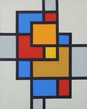 Compositie 48 by Siep van den Berg
