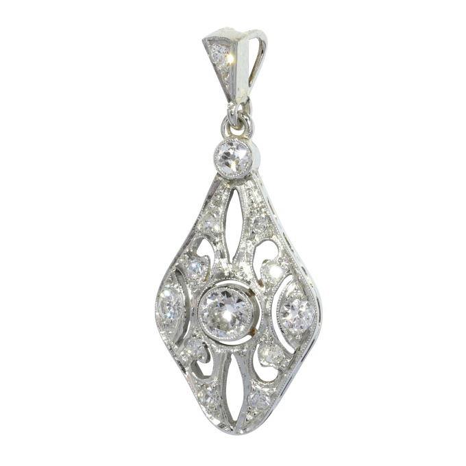 Vintage 1920's diamond pendant by Onbekende Kunstenaar