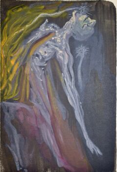 Divina commedia inferno 09 by Salvador Dali