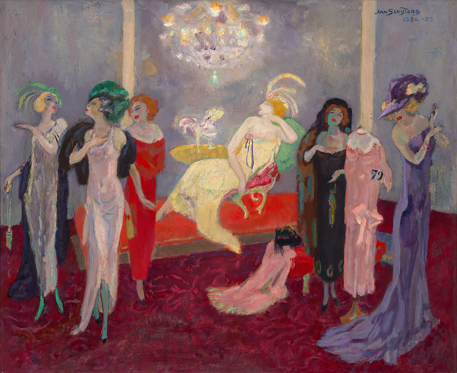 Jan Sluijters, 'At the Couturier', 1930-1953, (available through Gallerease)