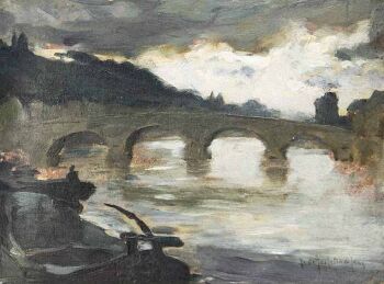 Brug in Maastricht by Pieter Josselin de Jong