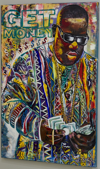Notorious BIG get money by Art by Son