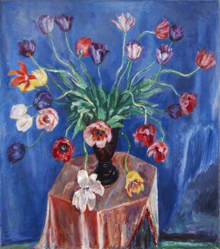 STILLEVEN MET TULPEN by Jan Sluijters